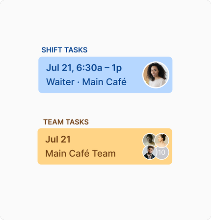 Build smart schedules