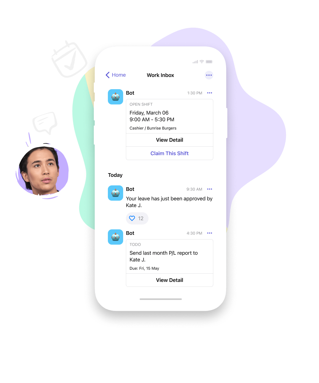 Schedule and Messaging in just one app
